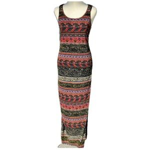 American Eagle Outfitters Tribal Racerback Maxi Dress